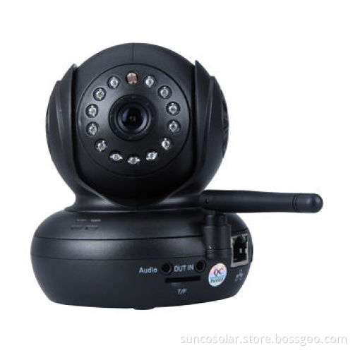 Wireless IP camera with VGA resolution, supports remote view on smartphones